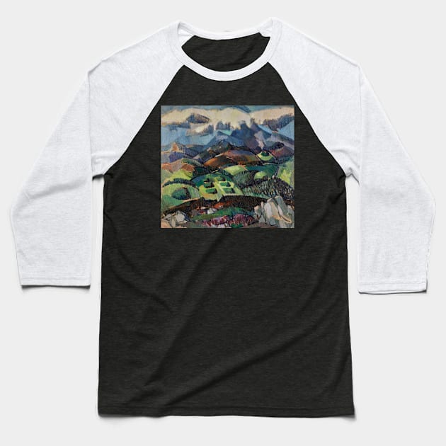 Landscape painting by John Duncan (1866-1945) Baseball T-Shirt by immortalpeaches